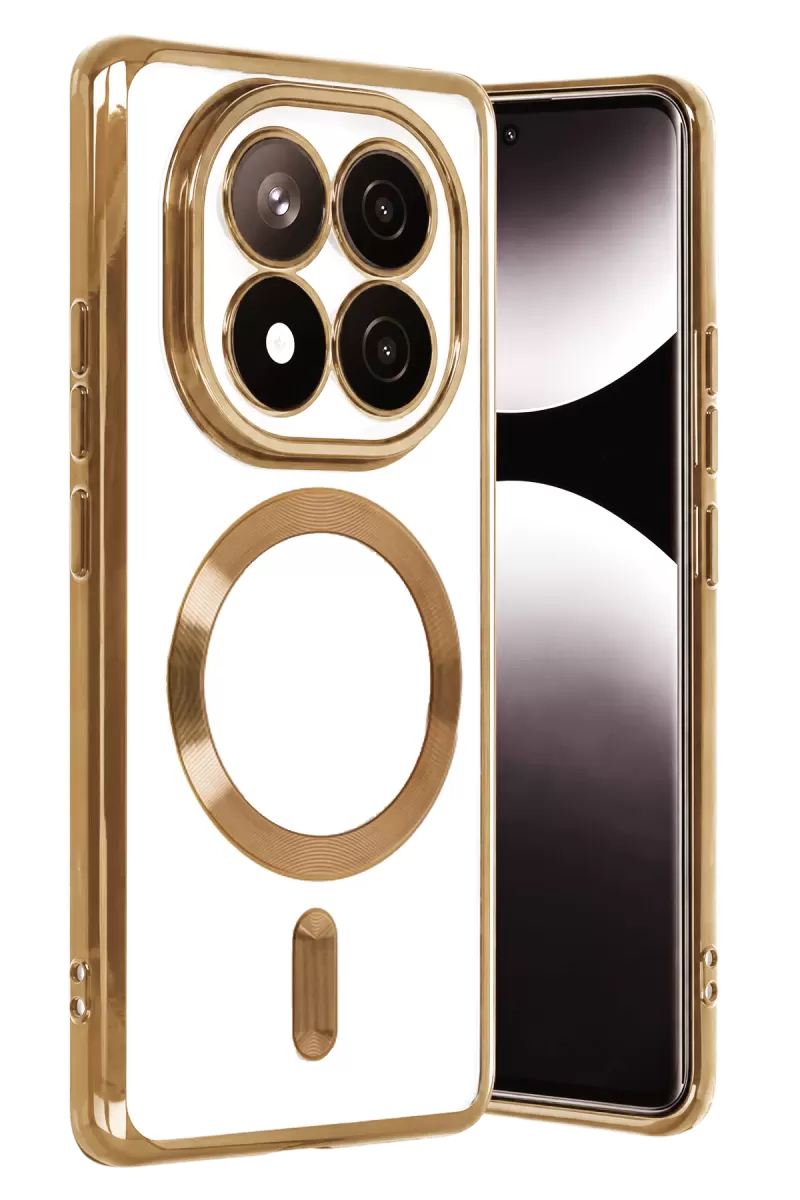 Newface Xiaomi Redmi Note 15 Pro 5G Kross Magneticsafe Kapak - Gold