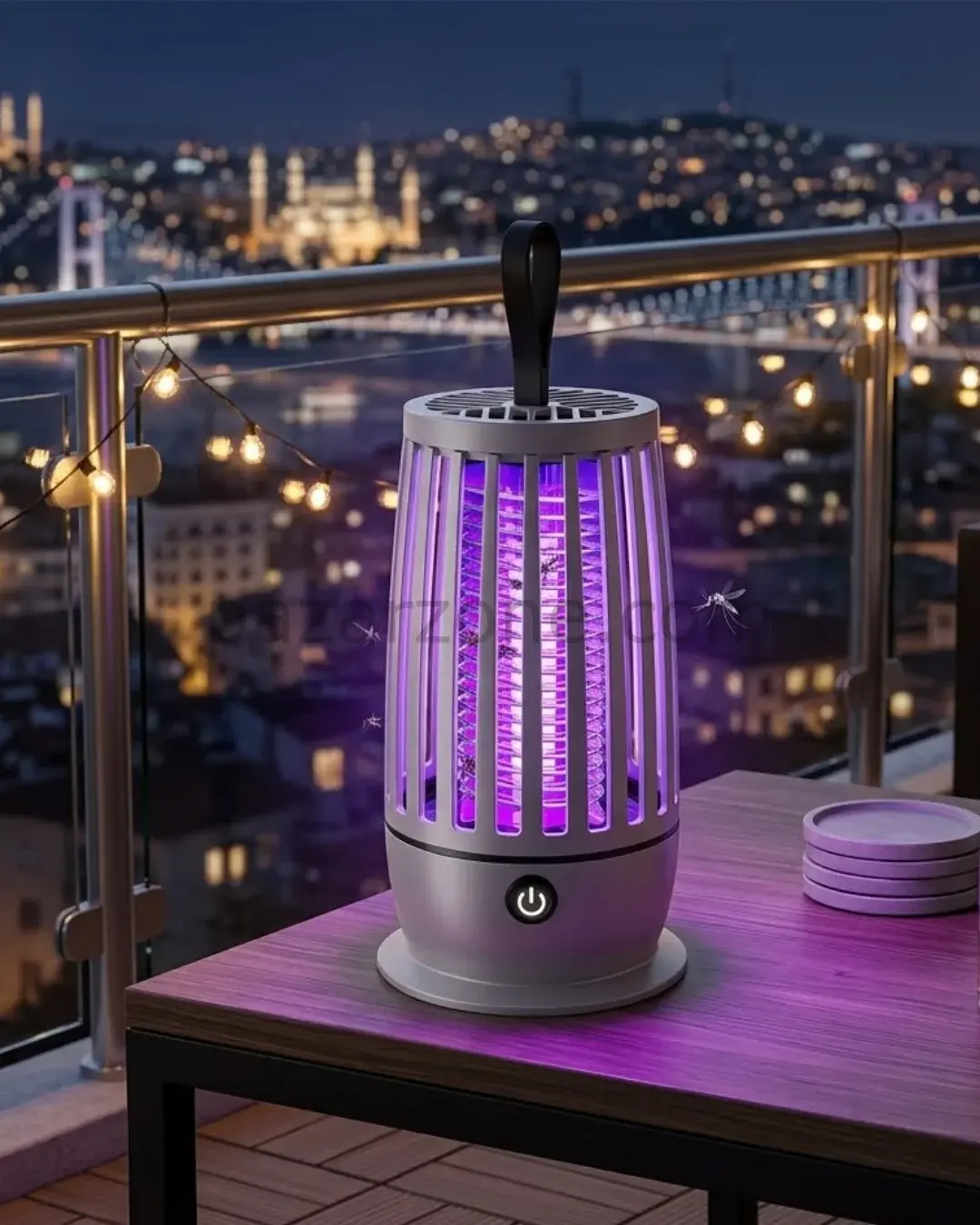 Elektrikli Sivrisinek Öldürücü Lamba UV Işıklı Sessiz Çalışma Geniş Etki Alanı