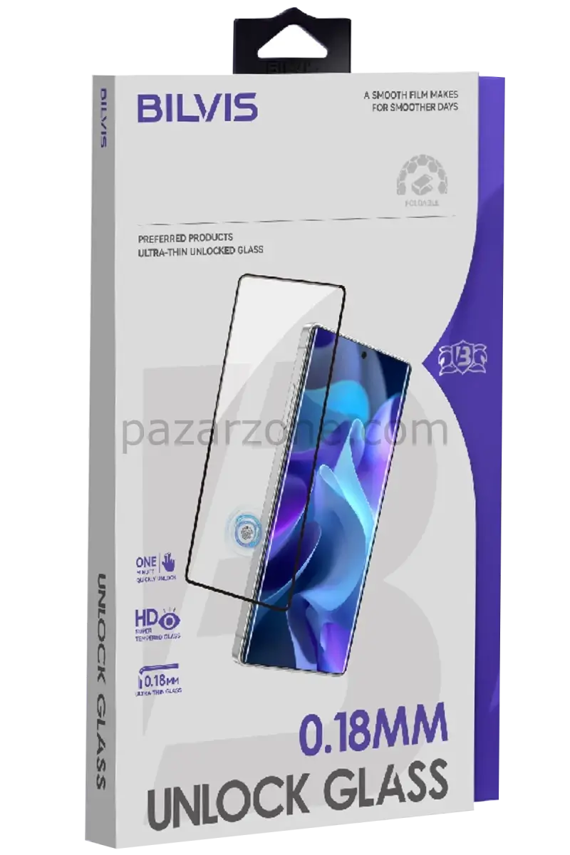 Newface Samsung Galaxy S26 Plus Bilvis 0.18mm Unlock Glass Cam Ekran Koruyucu - Siyah