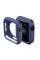 Newface Apple Watch 38mm Silikon Alt Kasa - Mavi