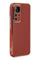 Newface Xiaomi Mi 12T Pro Kılıf Volet Silikon - Kırmızı