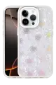 Newface Apple iPhone 16 Pro Lumi Desenli Kapak - Beyaz