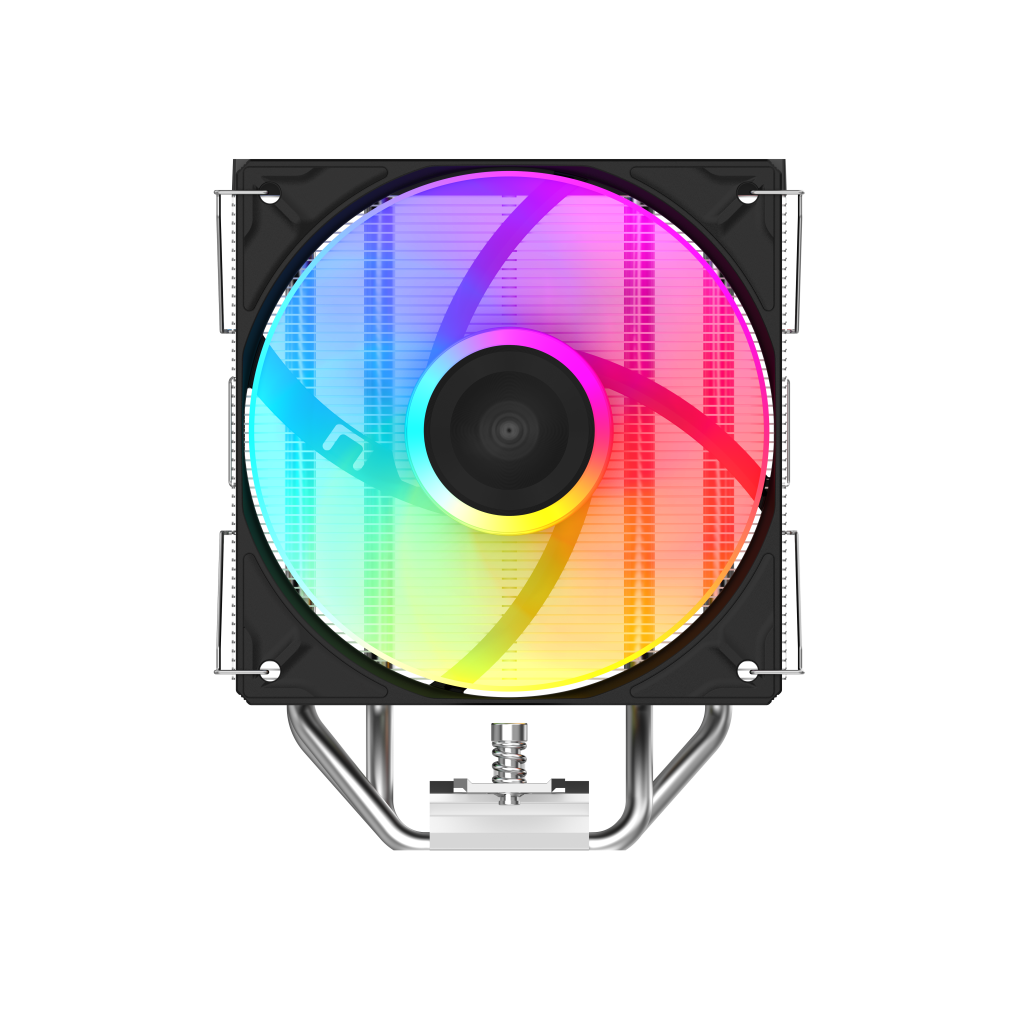 SAMA A40L, Black, 1x120mm ARGB Fan, Kule Tipi Hava Soğutma, 4 adet Gelişmiş Kompozit Isı Borusu, CPU Fan (AMD ve INTEL Tüm işlemciler ile uyumlu)