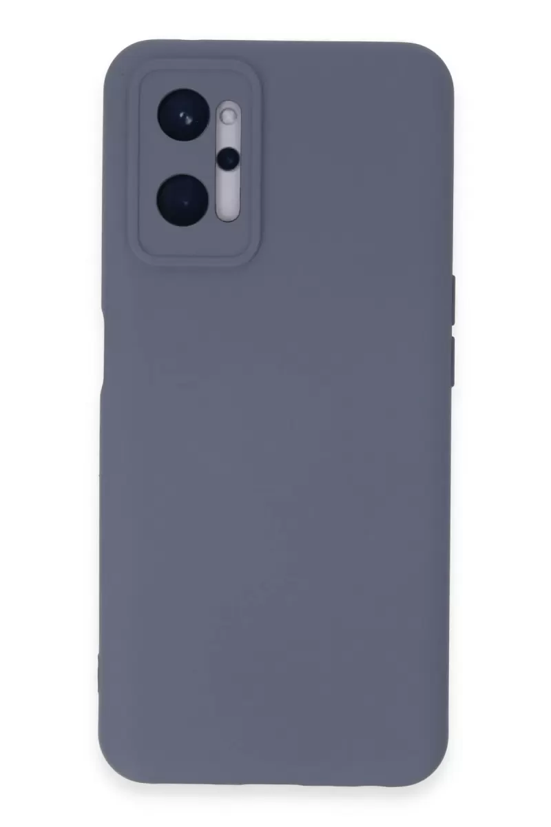Newface Realme 9i 4G Kılıf Nano içi Kadife Silikon - Gri