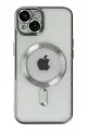 Newface Apple iPhone 14 Kılıf Kross Magneticsafe Kapak - Gümüş