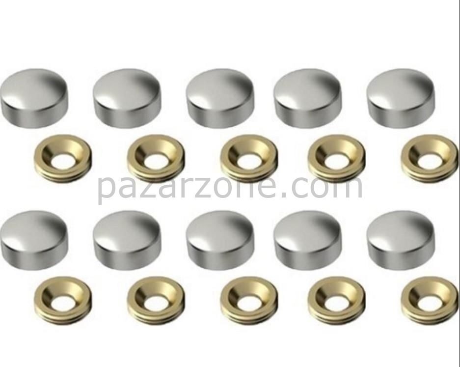 Krom Vida Tapası 13 mm 10 Adet
