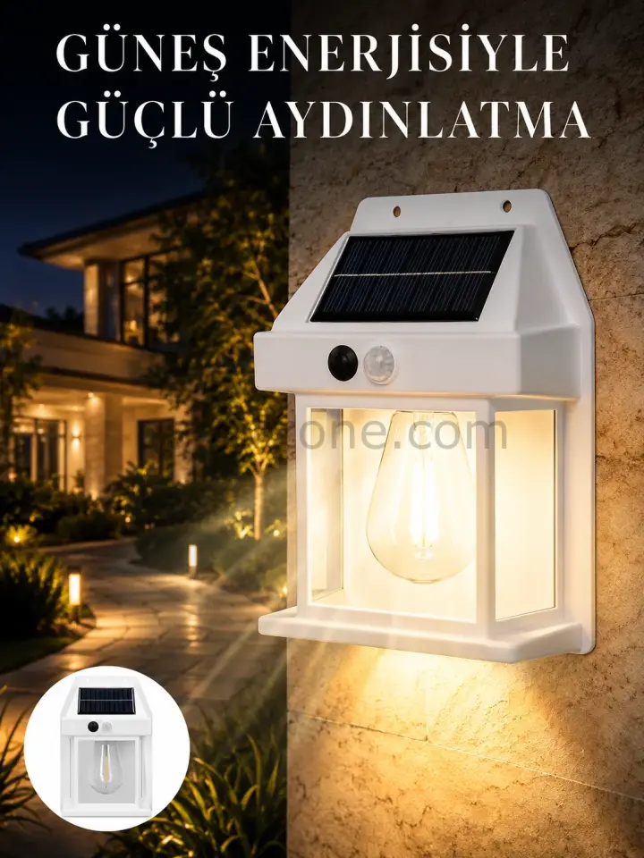 Sensörlü Solar Led Dış Duvar Aydınlatma Yeni Nesil