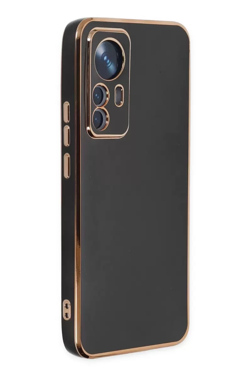 Newface Xiaomi Mi 12T Pro Kılıf Volet Silikon - Siyah