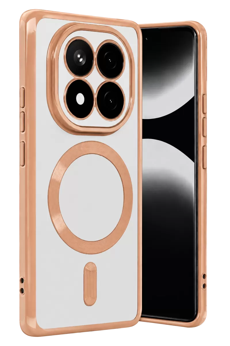 Newface Xiaomi Redmi Note 15 Pro 5G Kross Magneticsafe Kapak - Rose