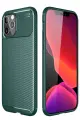 Newface Apple iPhone 11 Pro Max Kılıf Auto Focus Karbon Kapak - Yeşil