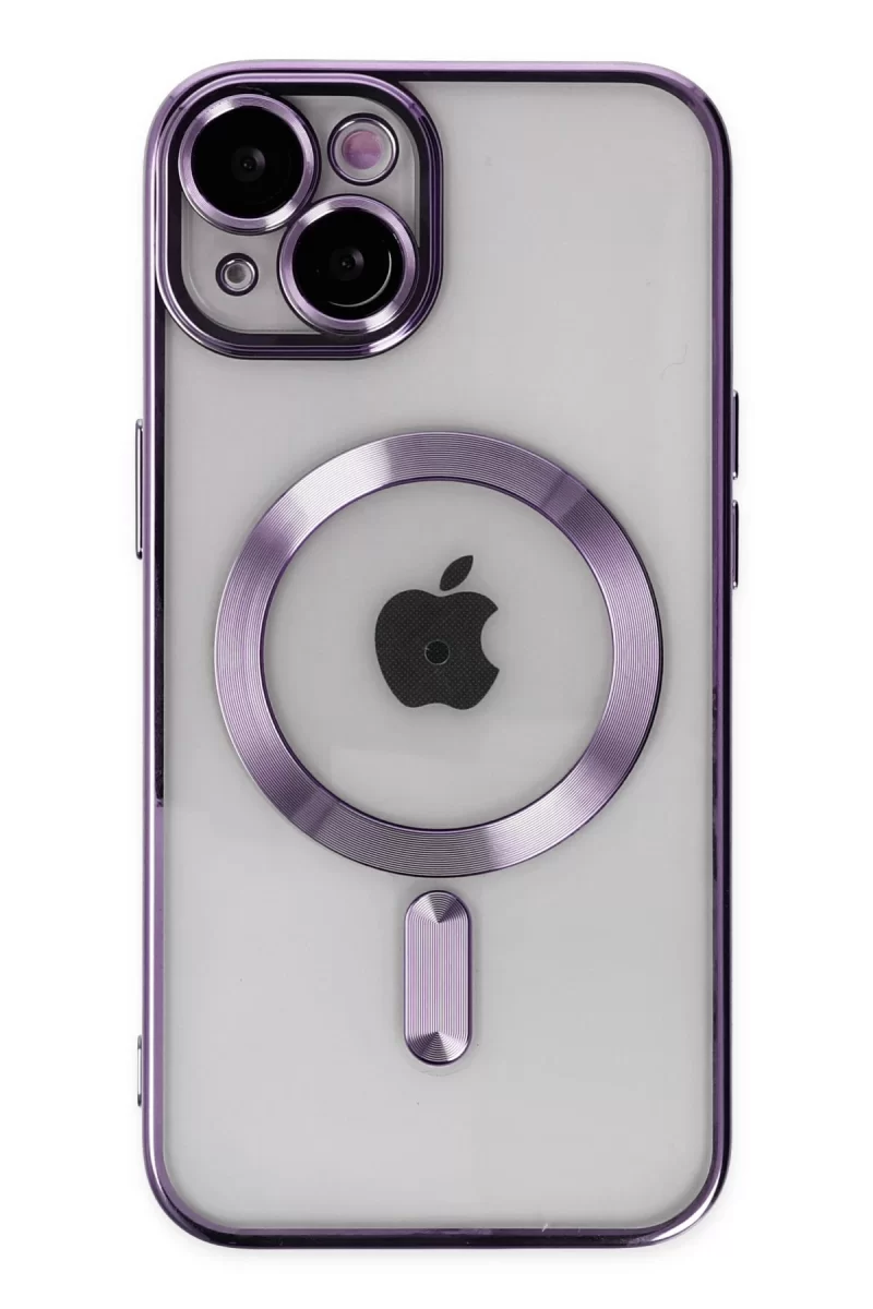 Newface Apple iPhone 14 Kılıf Kross Magneticsafe Kapak - Mor