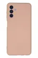 Newface Samsung Galaxy A04S Kılıf Nano içi Kadife Silikon - Pudra