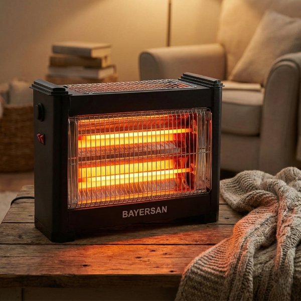 Şömine Tipi Isıtıcı Soba 1800W