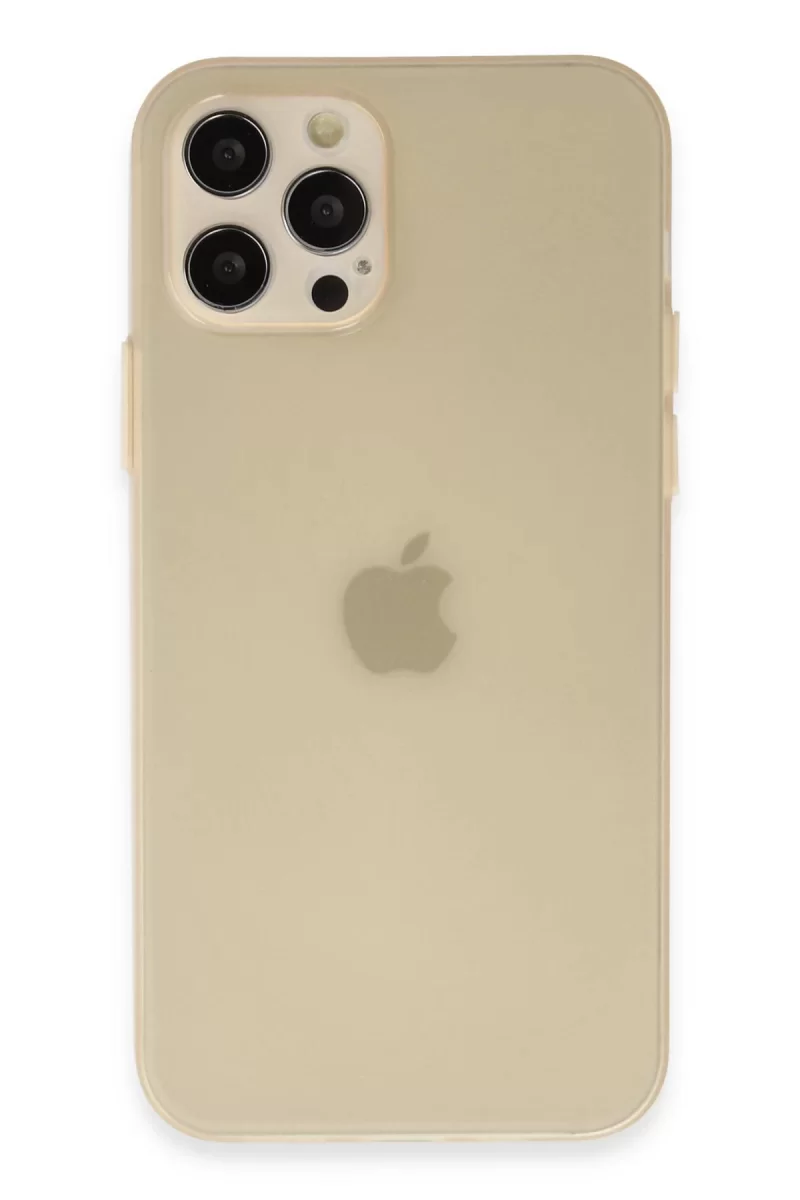 Newface Apple iPhone 12 Pro Max Kılıf Puma Silikon - Gold