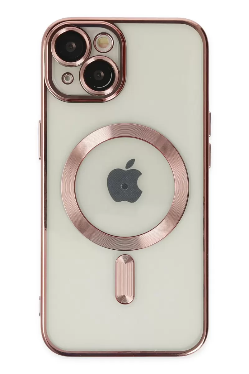 Newface Apple iPhone 14 Kılıf Kross Magneticsafe Kapak - Rose