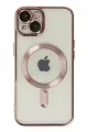 Newface Apple iPhone 14 Kılıf Kross Magneticsafe Kapak - Rose