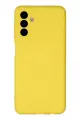 Newface Samsung Galaxy A04S Kılıf Nano içi Kadife Silikon - Sarı