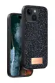 Onegif Apple iPhone 15 Bright Simli Kapak - Siyah