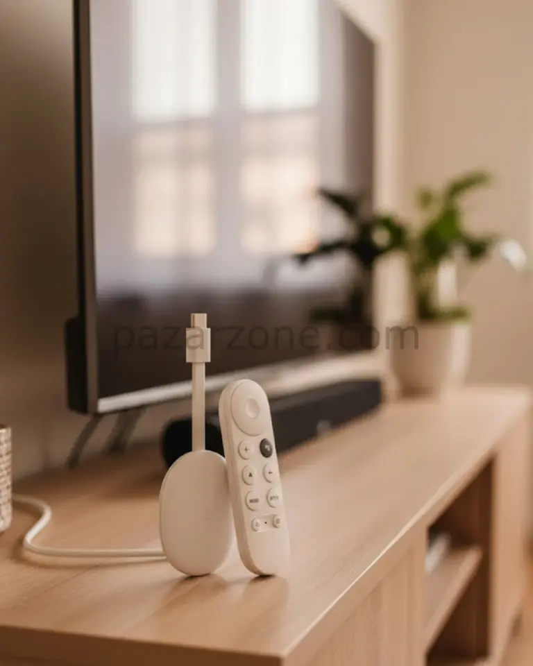 Akıllı TV Yayın Cihazı 4K Görüntü Destekli Kablosuz Medya Aktarımı