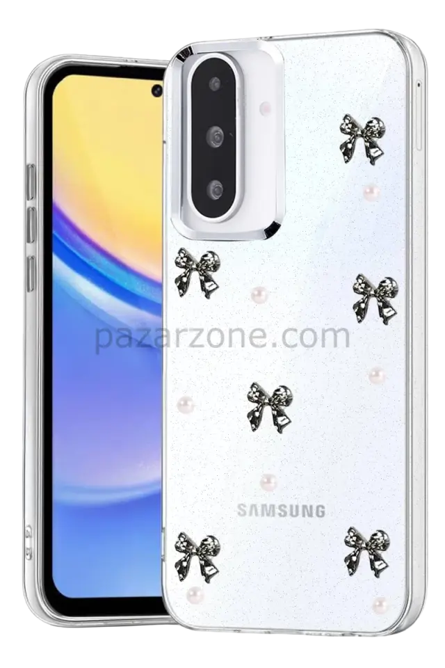 Newface Samsung Galaxy A36 Fiyonk Desenli Kapak - Desen 8