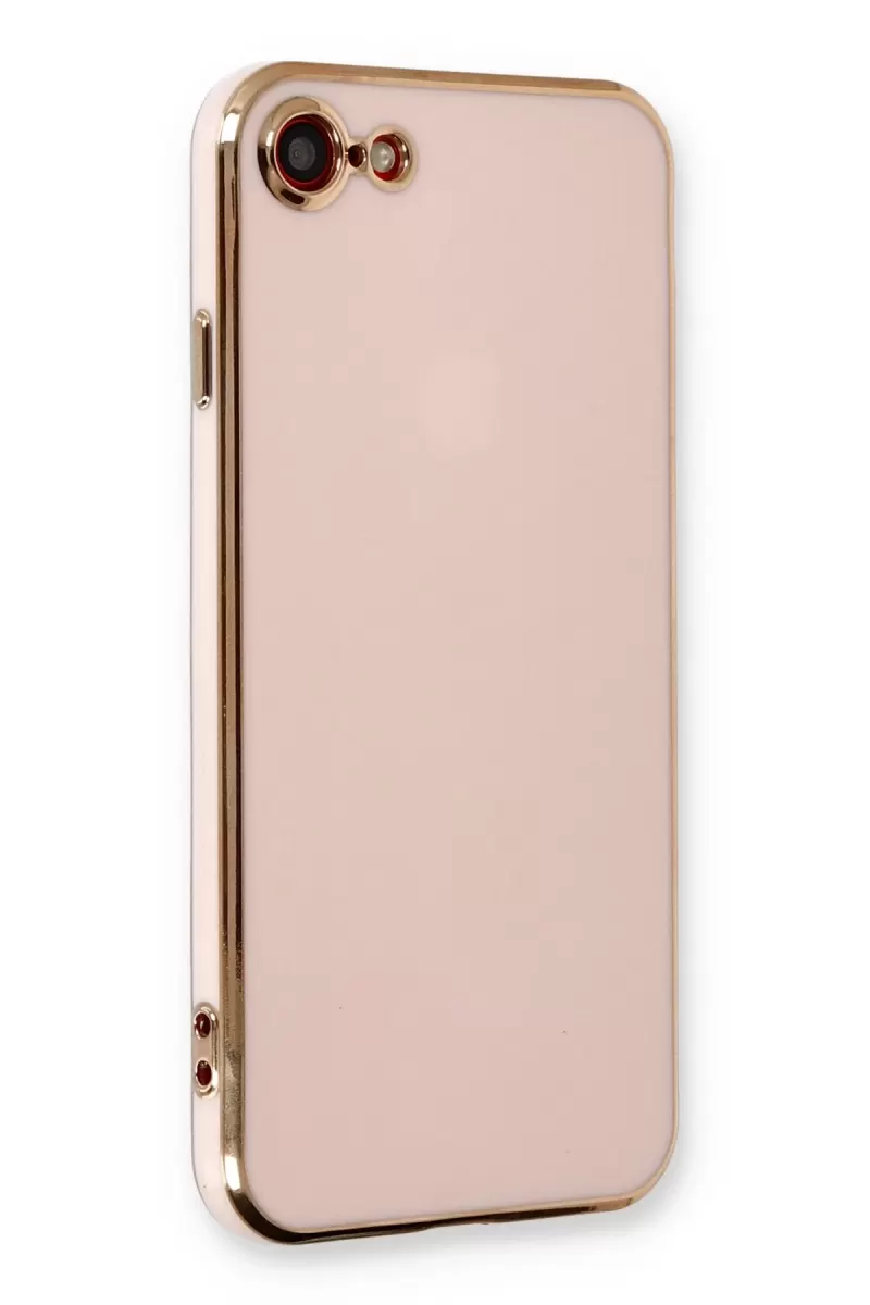 Newface Apple iPhone 7 Kılıf Volet Silikon - Pembe