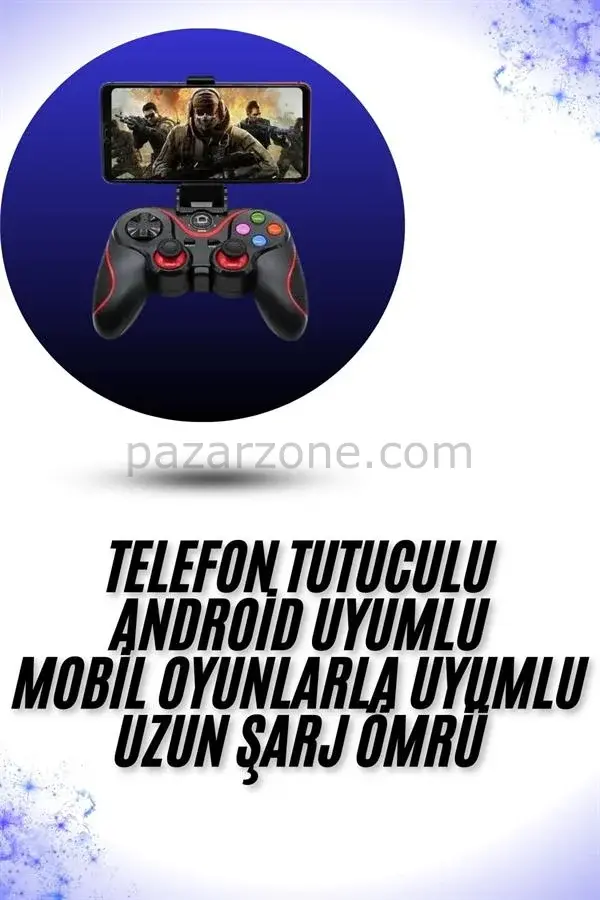 Yeni Nesil X3 Gamepad Android Uyumlu Telefon Tutucu Özellikli Joystick