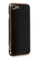 Newface Apple iPhone 7 Kılıf Volet Silikon - Siyah