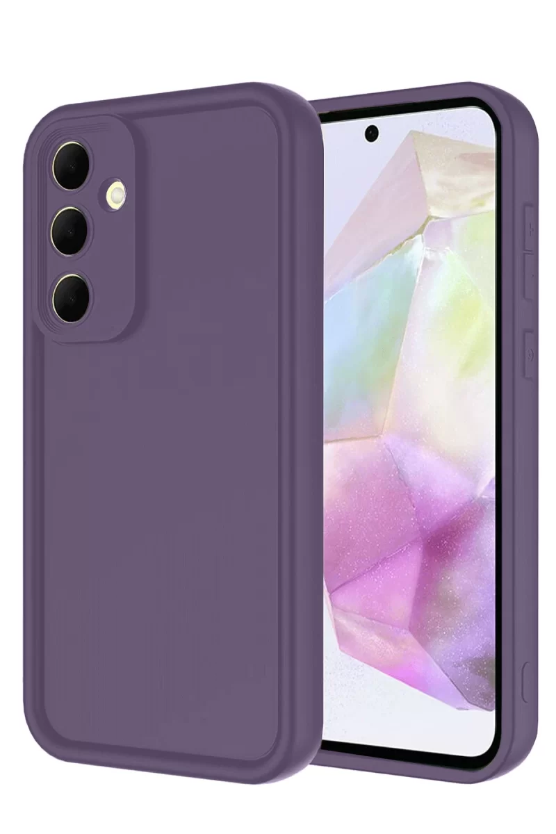 Newface Samsung Galaxy A16 5G Kılıf Viera Silikon - Mürdüm