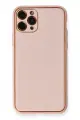 Newface Apple iPhone 11 Pro Kılıf Coco Deri Silikon Kapak - Pembe