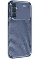 Newface Samsung Galaxy A16 5G Kılıf Auto Focus Karbon Kapak - Lacivert