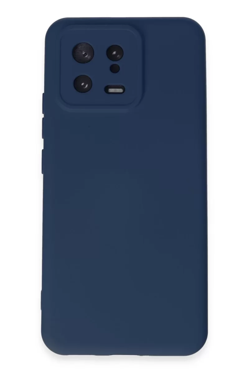 Newface Xiaomi Mi 13 Kılıf Nano içi Kadife Silikon - Lacivert
