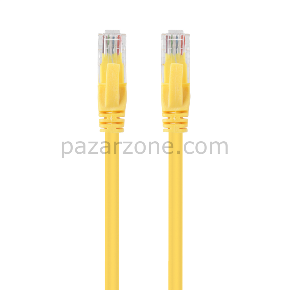 S-LINK SL-CAT6030YE CAT6 Patch 30CM Kablo (Sarı)