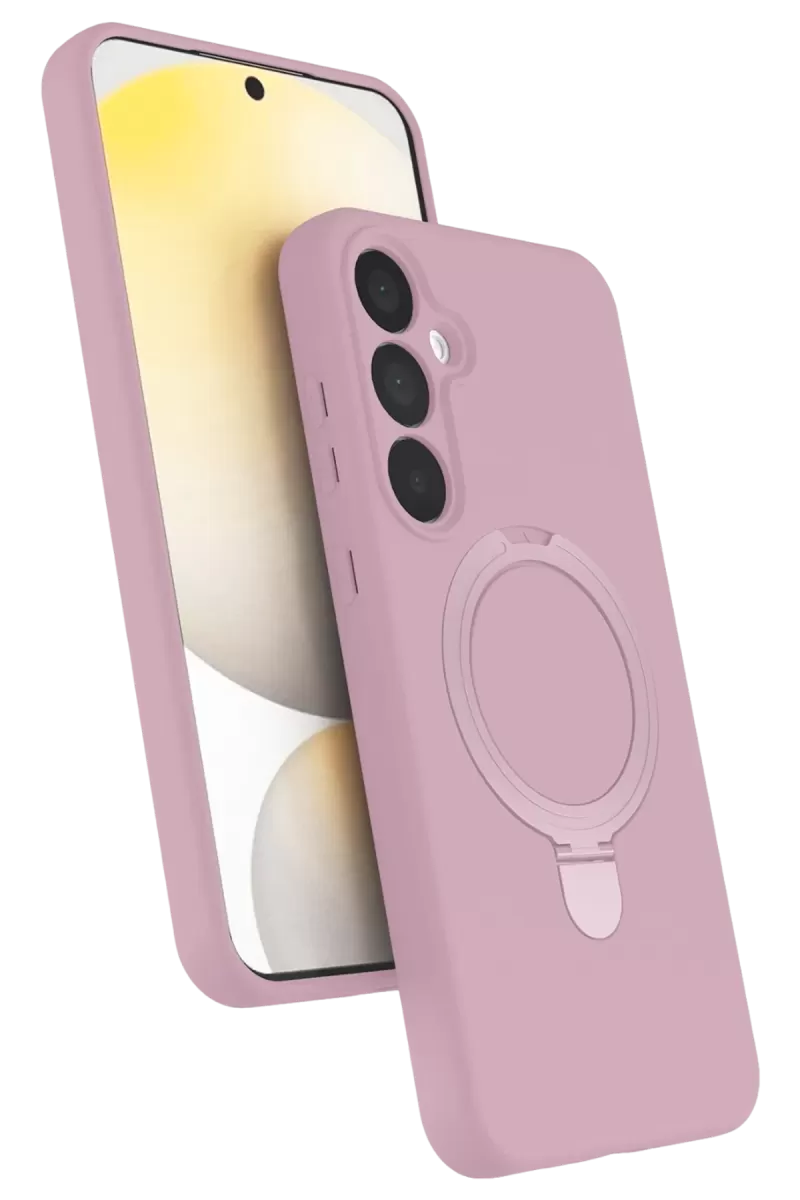 Newface Samsung Galaxy A16 5G Regal Magsafe Standlı Kapak - Açık Pembe
