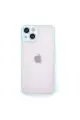 Newface Apple iPhone 14 Kılıf Montreal Silikon Kapak - Turkuaz
