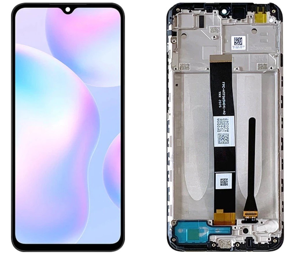 Redmi 9A - 9C Dokunmatik Ekran Çıtalı (Siyah)