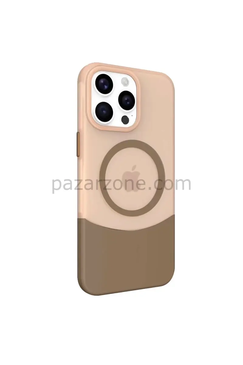 Joko Apple iPhone 15 Pro Max PC Suit Magsafe Kapak - Kahverengi