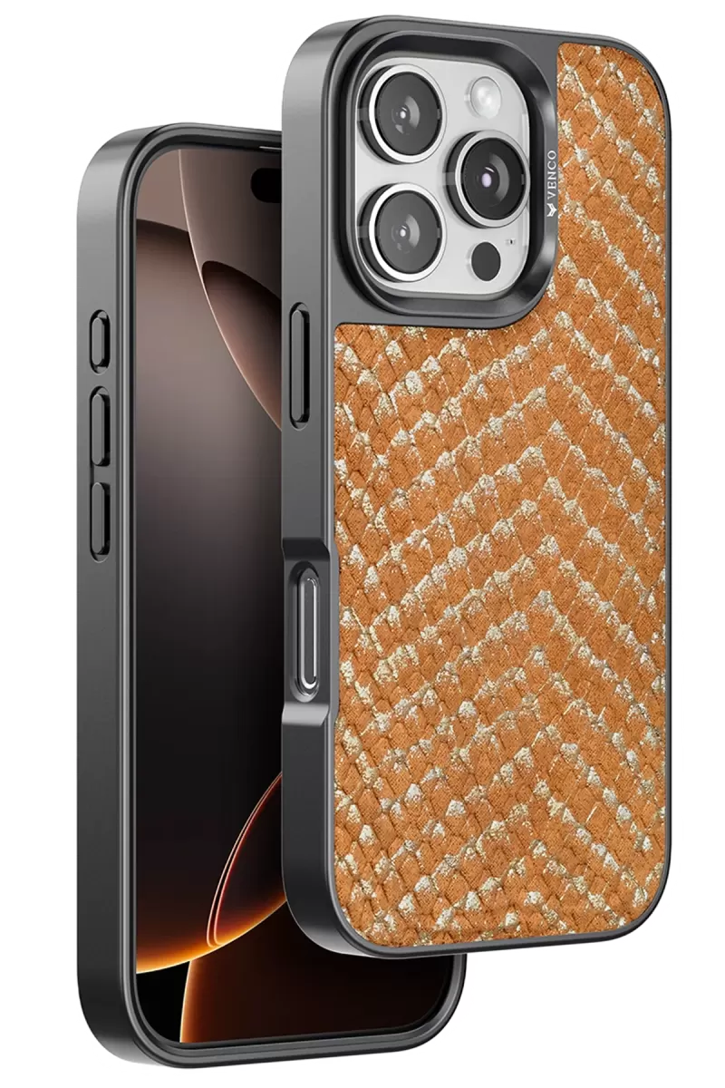 Venco Apple iPhone 16 Pro Max Viper Kapak - Kahverengi