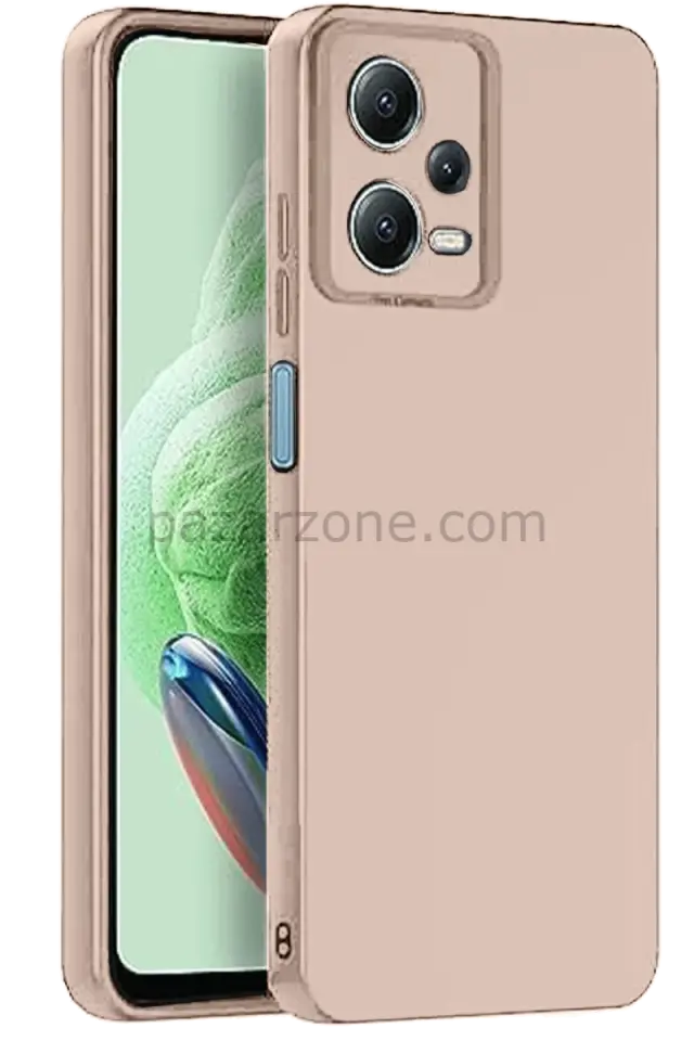 Newface Xiaomi Redmi Note 12 Pro 5G Kılıf Nano içi Kadife Silikon - Pudra