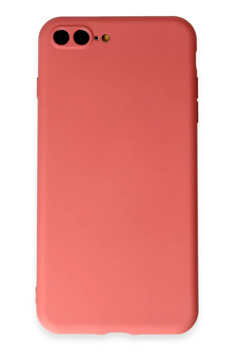 Newface Apple iPhone 7 Plus Kılıf First Silikon - Kiremit