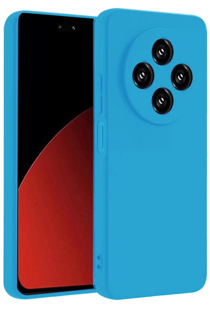 Newface Xiaomi Redmi 14C Kılıf Nano içi Kadife Silikon - Mavi