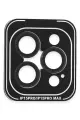 Joko Apple iPhone 15 Pro Max PVD Metal Kamera Lens - Siyah