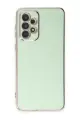 Newface Samsung Galaxy A73 5G Kılıf Volet Silikon - Açık Yeşil