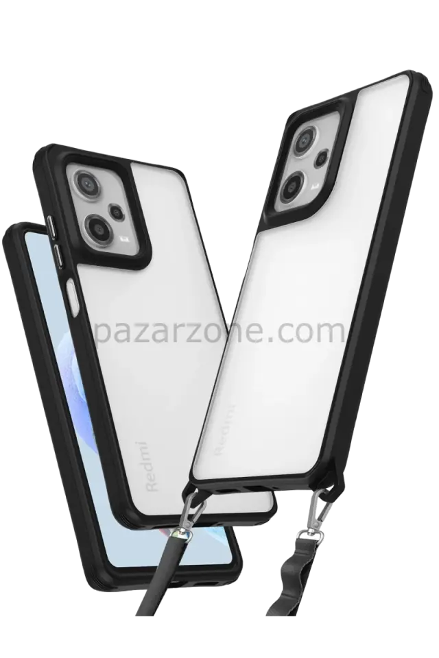 Newface Xiaomi Redmi Note 12 Pro 5G Kılıf Penta Silikon Kılıf - Siyah