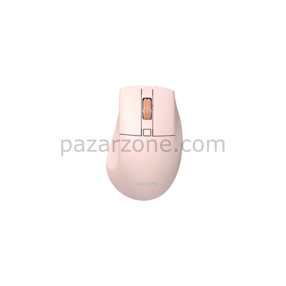 PHILIPS SPK7528P, SESSİZ, Pembe, USB Nano  2,4Gh ve Bluetooth Kablosuz, 1600dpi, Optic, 3 Tuşlu, Ergonamik, Sessiz Click, Mouse