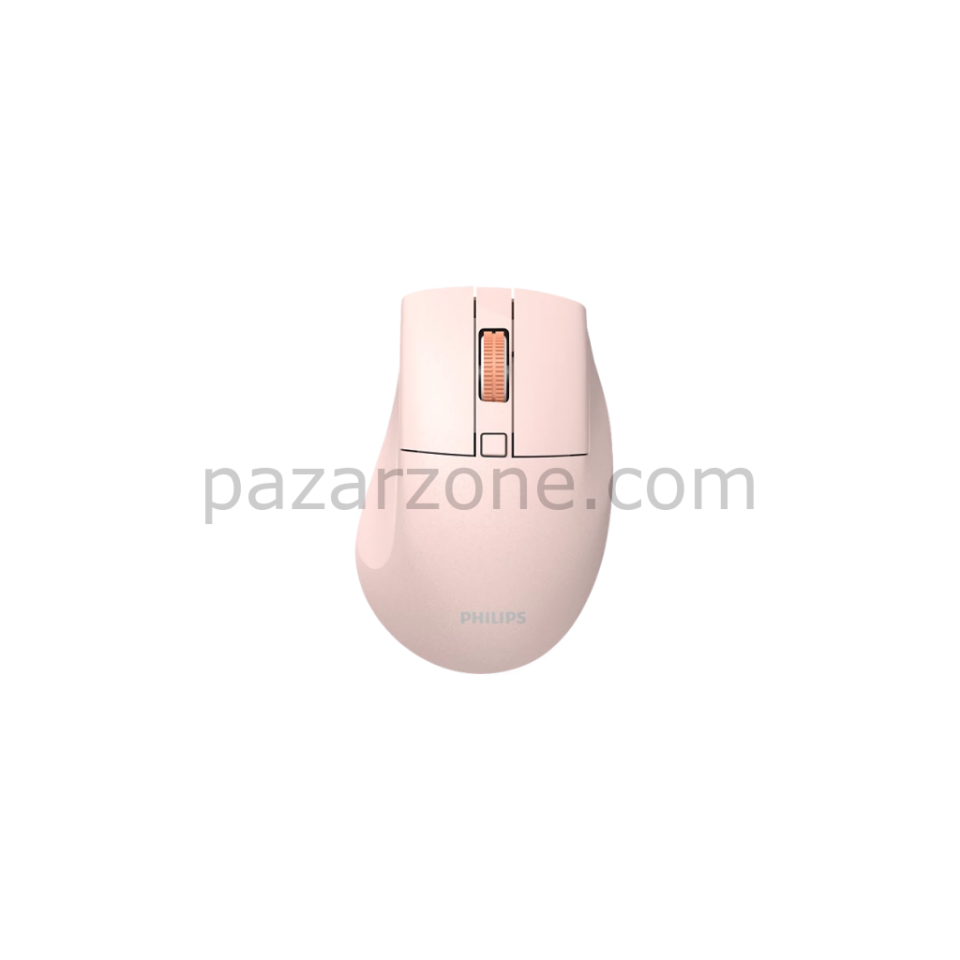 PHILIPS SPK7528P, SESSİZ, Pembe, USB Nano  2,4Gh ve Bluetooth Kablosuz, 1600dpi, Optic, 3 Tuşlu, Ergonamik, Sessiz Click, Mouse