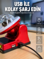 Güneş Enerjili LED Disco Lamba Şarjlı RGB Parti ve Dekoratif Aydınlatma Lambası