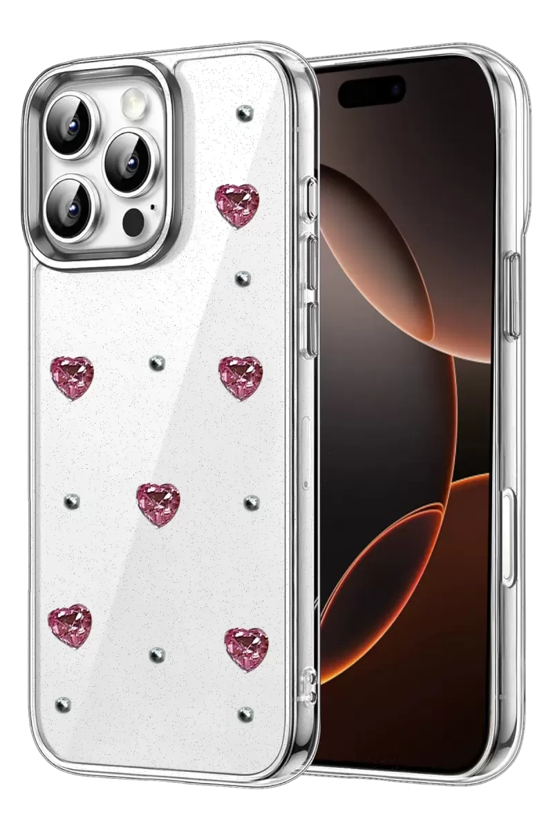 Newface Apple iPhone 16 Pro Max Fiyonk Desenli Kapak - Desen 3