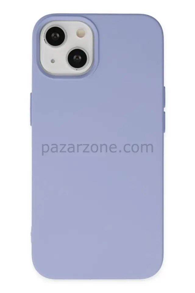Newface Apple iPhone 14 Kılıf Nano içi Kadife Silikon - Lila