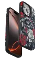 Onegif Apple iPhone 15 Pro Flower Series Magsafe Kapak - Siyah