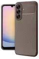 Newface Samsung Galaxy A17 5G Auto Focus Karbon Kapak - Kahverengi